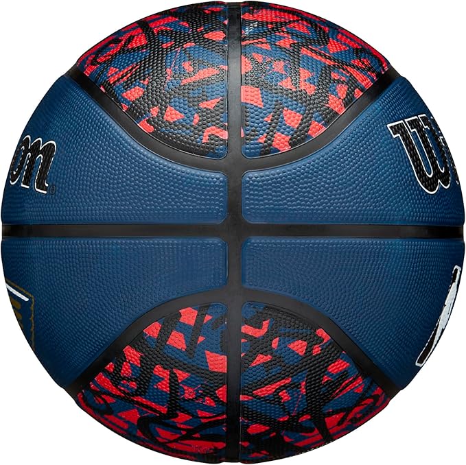 WILSON NBA Team Graffiti Basketballs - Size 7-29.5"