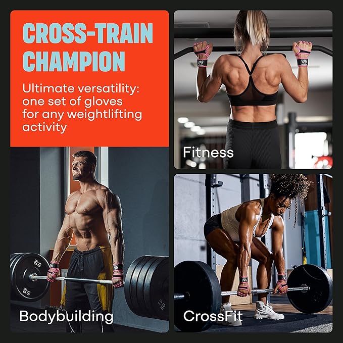 Mava Sports Weight Lifting Gloves with Wrist Support, Work Out Gloves, Gym Gloves - Great for Cross Training, Pull Ups, Calisthenics and Gym, Workout Gloves for Men & Women