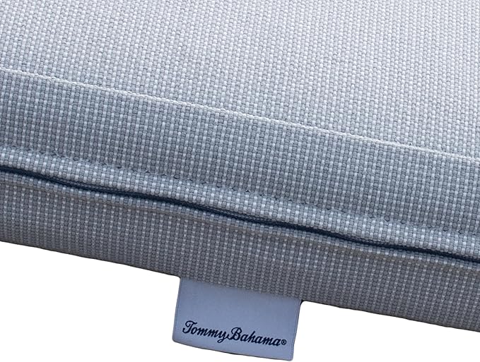 Tommy Bahama Bench Cushion, 48" X 19" X 2.5", Bamboo Bay Cloud