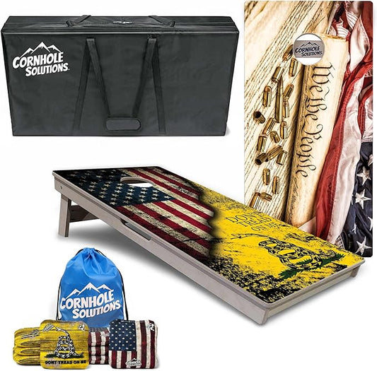 Tournament Cornhole Bundle - Regulation 2'x4' Set 3/4" Baltic Birch (DTOM/WTP Bundle)