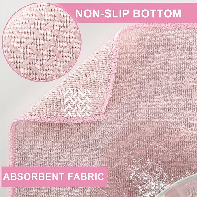 Hot Yoga Towel, 2 Pack Yoga Mat Towel with Grip Dot Non Slip Yoga Towels for Hot Yoga Sweat Absorbent Microfiber Pilates Towel for Bikram Exercise and Fitness
