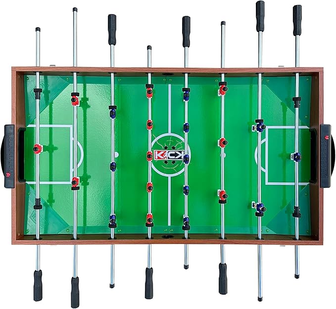 KICK Trio 48″ 3-in-1 Multi Game Table - Combo Game Table Set - Billiards, Air-Hockey, and Foosball for Home, Game Room, Friends and Family!