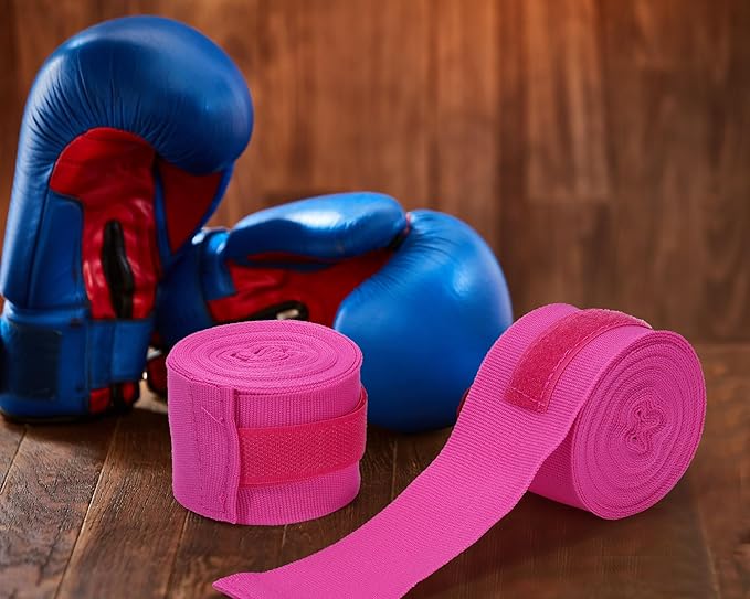 Junkin 6 Pairs Boxing Hand Wraps for Boxing Wraps Wrist Pugilism Handwraps for Men Women Kickboxing Muay Thai MMA