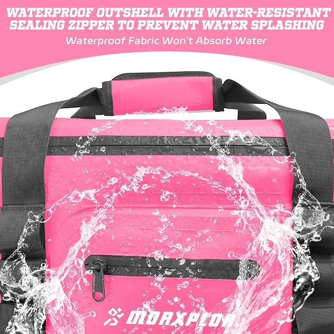 Waterproof Shell 24 cans Paddle Board Cooler Bag, Sup Deck,Kayak Cooler Bag Accessories