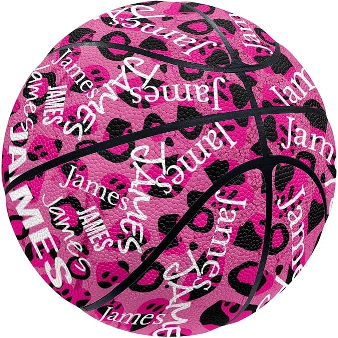 Personalized Basketball Leather Basketball Custom Basketball with Your Personalized Pictures Text Sports Equipment