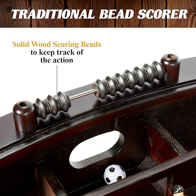 Barrington Foosball Multiple Styles Soccer Foosball Tables, Durable & Stylish Designs with Tabletop Sports Soccer Balls, Perfect for Family Game Rooms
