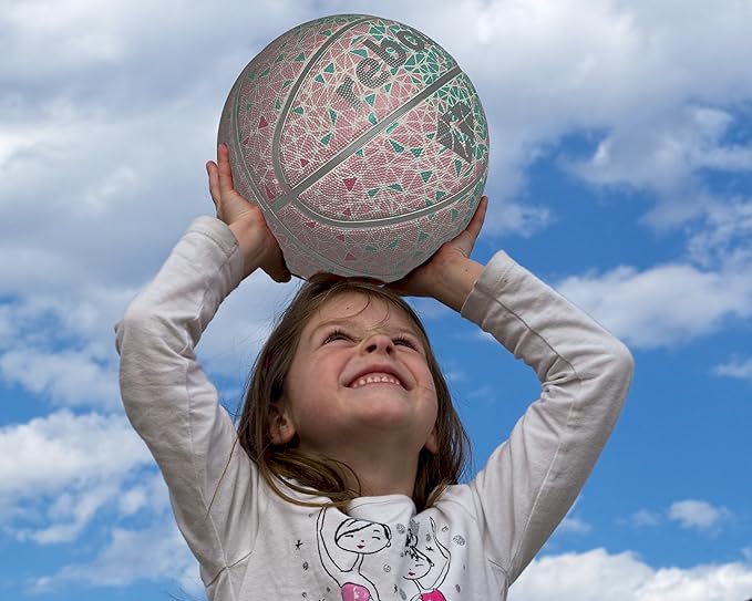 Premium Rubber/Leather Basketball - Kids & Youth, Size 3/4/5/6/7