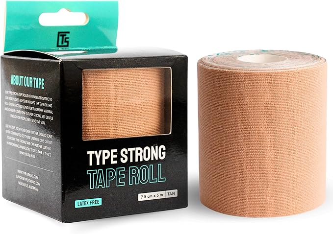 Kinesiology Tape Roll, Athletic Tape for Knees, Ankles, Shoulder. 16FT Extra Wide Tape Breatheable Material, Waterproof, Sweatproof for Sensitive Skin. Injury Recovery & Support Tape