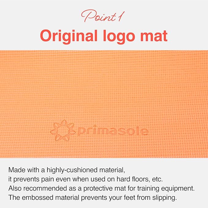 Yoga Mat with Carry Strap for Yoga Pilates Fitness and Floor Workout at Home and Gym Non-slip 9 colors