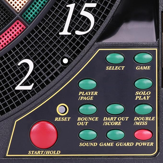 Electronic Dart Board LED Electric Digital Dart Boards for Adults with Cabinet with 12 Soft Tip Dartboard Set