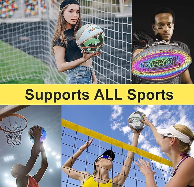 Premium Rubber/Leather Basketball - Kids & Youth, Size 3/4/5/6/7