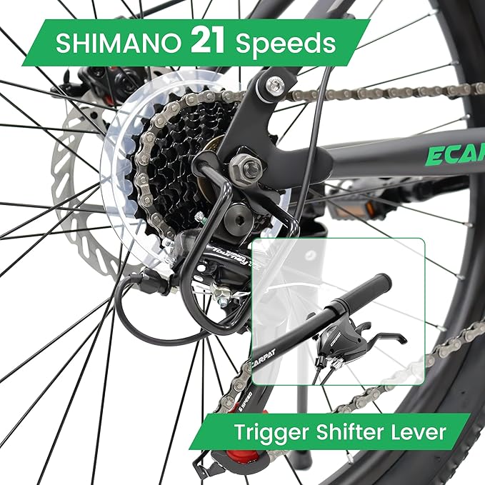 26 Inch Mountain Bike Dual Suspension for Mens Boys, 21 Speeds Steel Women Girls Mountain Bike Summer Travel Trip, Disc Brakes Adult Teens Sport Men Women Bicycle for Trail Commuter City Road