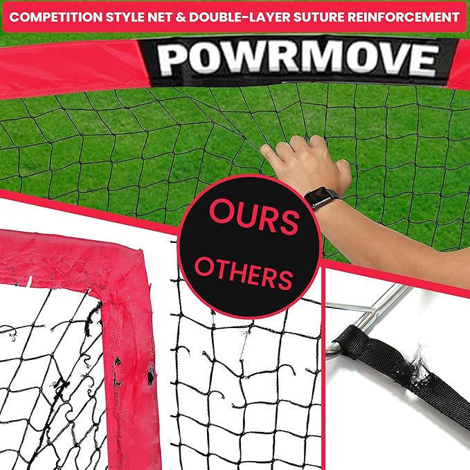 Soccer Goal for Backyard-Portable Goal Net, Toddler Soccer Goal, Soccer Goal 6FT x 4FT Soccer Net, Indoor Soccer Goal, Durable Soccer Goal Net, Sports Net for Kids & Adults