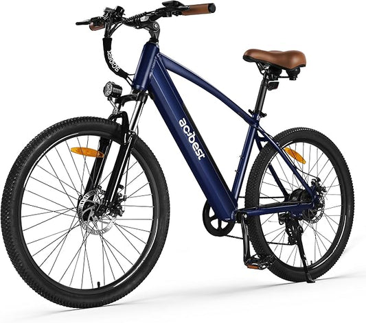 Core Electric Bike for Adults - Peak 1000W/1200W Brushless Motor Ebike, 468&500Wh Removable Built in Battery 26&27.5X2.1 Tire Step Over Bicycle with 7 Speed, Commute E Bikes