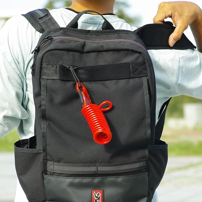 Bike Lock Cable, Q5-COCON 6ft Black, 3-Digit Resettable Combination Cable Lock, Compact Design, Easy to Carry, Bicycle Lock Cable