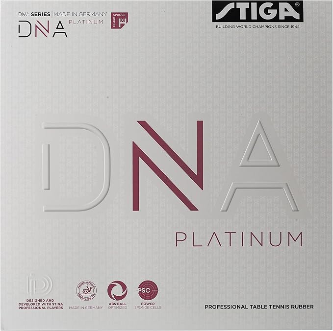 STIGA DNA Platinum XH Table Tennis Rubber | Extra Hard Professional Table Tennis Sheet for Maximum Control & Powerful Spins - Full Stroke Control
