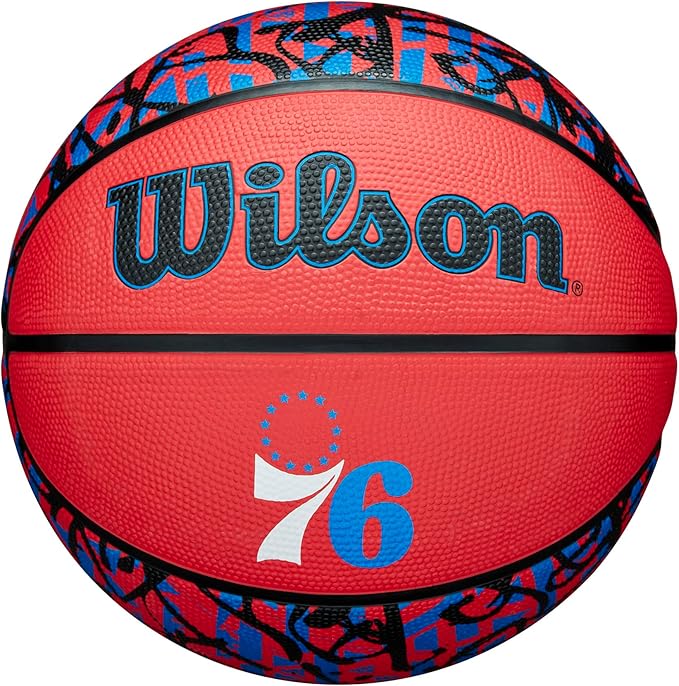WILSON NBA Team Graffiti Basketballs - Size 7-29.5"