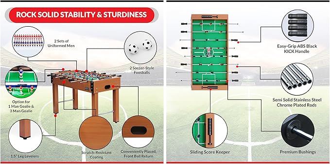KICK Glory 48" Foosball Table