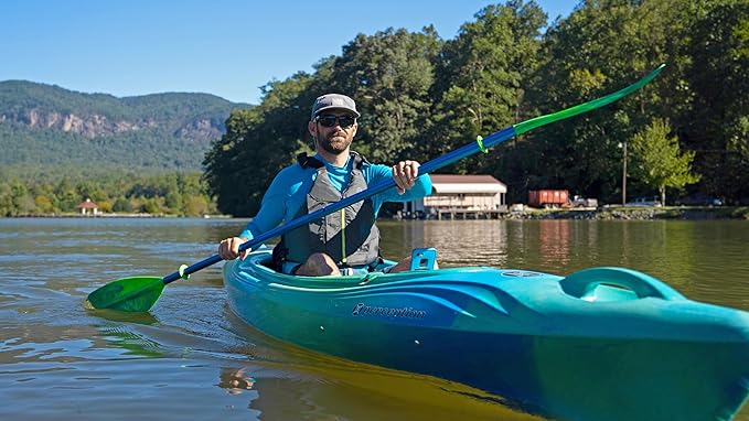 Perception Joyride 10 - Sit Inside Kayak for Adults and Kids - Recreational and Multi-Water Kayak with Selfie Slot - 10'