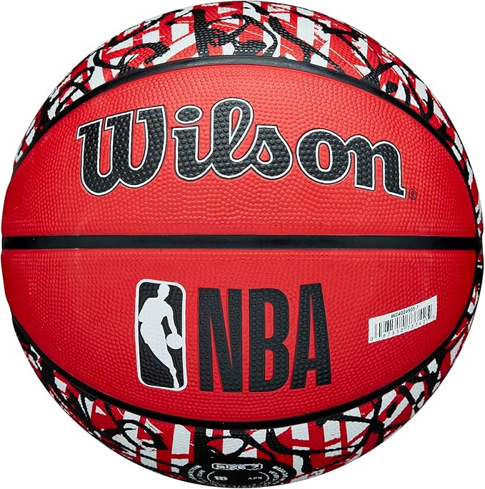 WILSON NBA Team Graffiti Basketballs - Size 7-29.5"