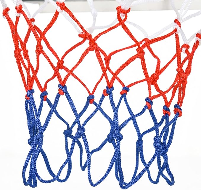 Soozier Wall Mounted Basketball Hoop, Basketball Goal Combo Kit with 43" x 30" Shatter Proof Backboard, Durable Bracket and All Weather Net for Outdoor Use