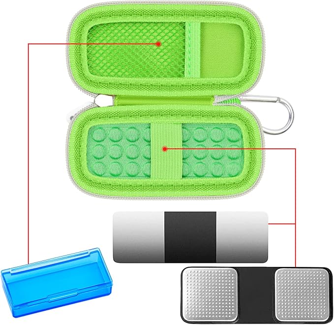 Heart Monitor Case Compatible with AliveCor Kardia Mobile ECG/for KardiaMobile 6L for Apple and Android Device - CASE ONLY (Green)