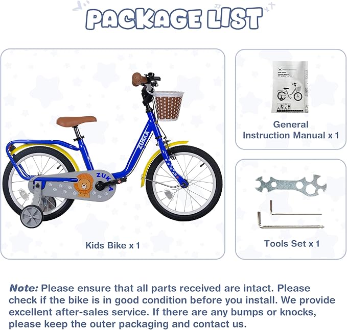 Kids Bike 16 inch Boys Girls Ages 4-7 Years Old Cruiser Bicycle with Woven Basket Single Speed for Youth Caliper Brake Band Brake Rear Rack Included Multiple Colors