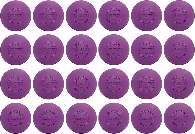 Velocity Lacrosse Balls - 1, 2, 3, 6, 12, 18, 24, 36, 60 and 120 Packs - for Practice, Official NFHS and College Approved Size