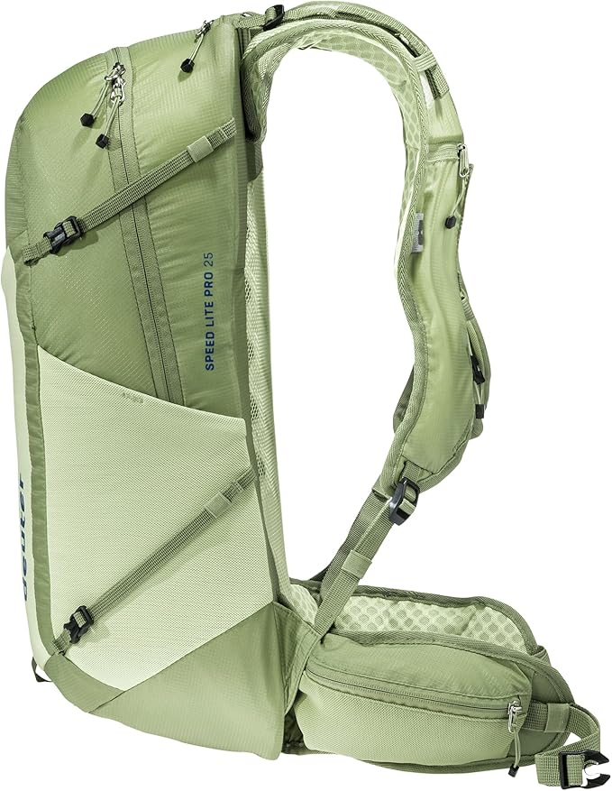 Deuter Unisex Speed Lite Pro 25L Hydro, Mountain Hiking Backpack with 2L Hydration Bladder, 25 Liters - Mineral-Grove