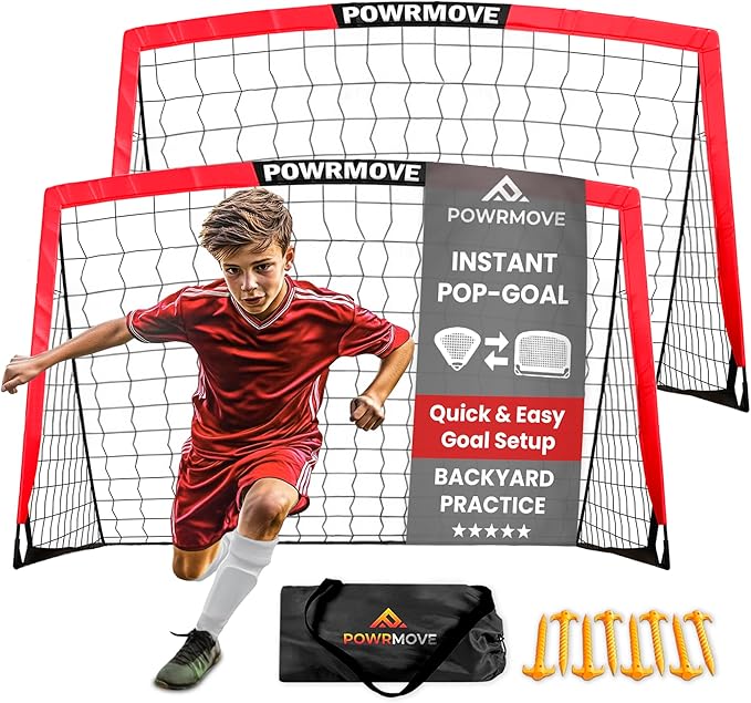 Soccer Goal for Backyard-Portable Goal Net, Toddler Soccer Goal, Soccer Goal 6FT x 4FT Soccer Net, Indoor Soccer Goal, Durable Soccer Goal Net, Sports Net for Kids & Adults
