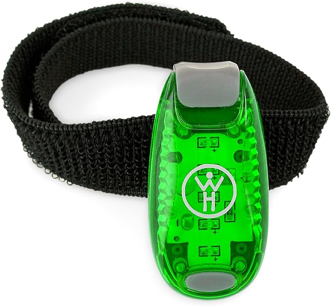 LED Safety Light 2 Pack - Nighttime Visibility for Runners, Cyclists, Walkers, Joggers, Kids, Dogs, Relays & More - Clip to Clothes Strap to Wrist, Ankle, Bike, Collar, or Just About Anywhere!