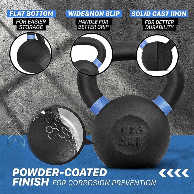 Yes4All Cast Iron Kettlebell