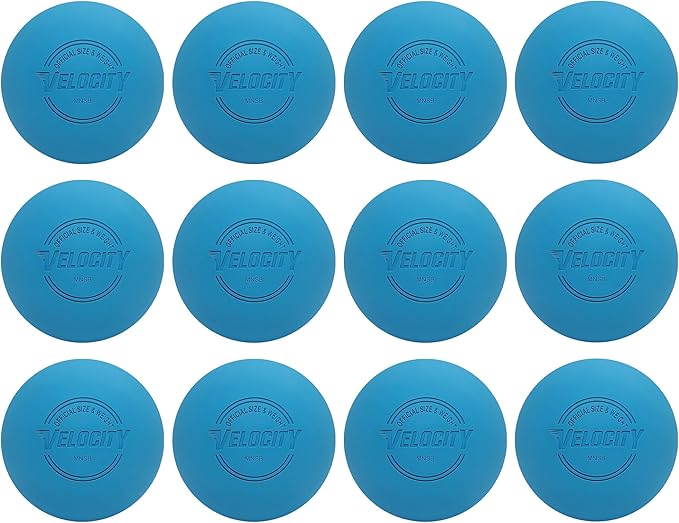 Velocity Lacrosse Balls - 1, 2, 3, 6, 12, 18, 24, 36, 60 and 120 Packs - for Practice, Official NFHS and College Approved Size