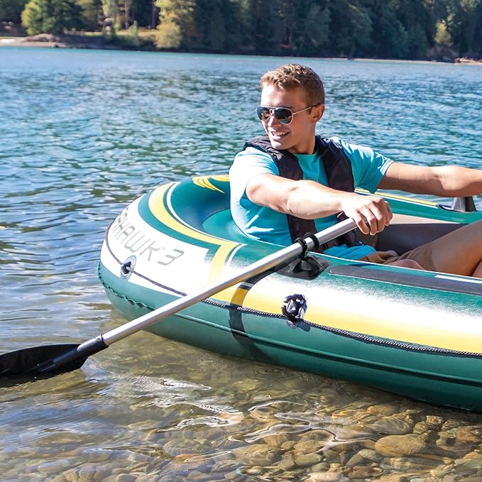 INTEX 68347EP Seahawk 2 Inflatable Boat Set Capacity