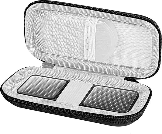 Heart Rate Monitor Case KardiaMobile EKG Monitor 1L 6L, Portable Hard EVA Kardia Mobile Case with Climbing Clip, Protective KardiaMobile EKG Organizer