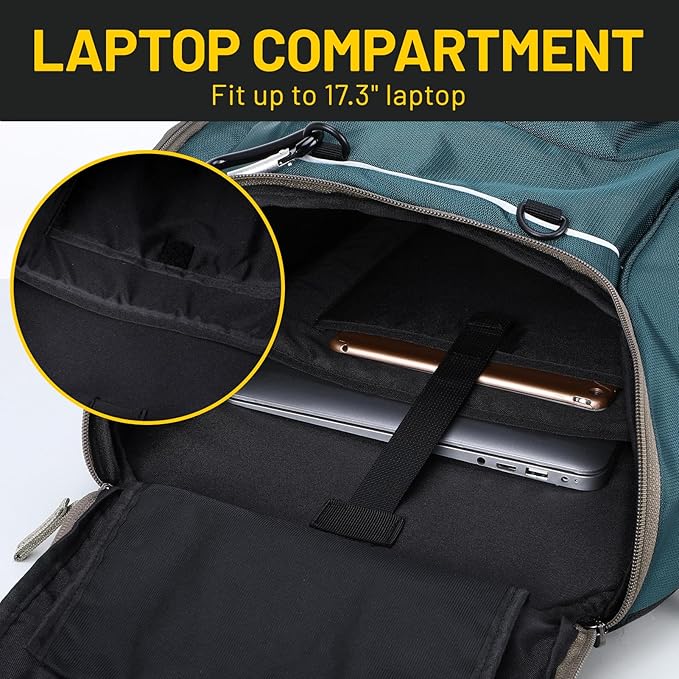 MIER Gym Backpack 40L Basketball Backpack with Ball Compartment & Shoes Storage Multi-Functional Sports Soccer Bag Large Equipment Back Pack Volleyball Backpacks for Men Women