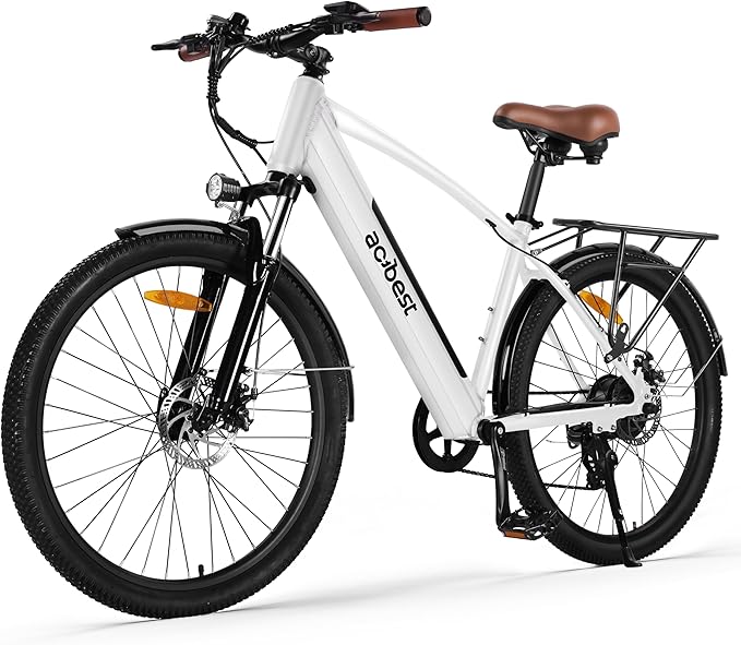Core Electric Bike for Adults - Peak 1000W/1200W Brushless Motor Ebike, 468&500Wh Removable Built in Battery 26&27.5X2.1 Tire Step Over Bicycle with 7 Speed, Commute E Bikes