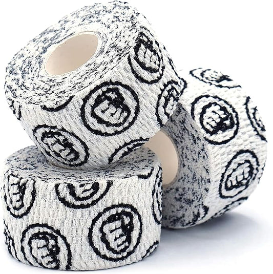 WOD Nation Flexible Hook-Grip Athletic Tape – Easy-Tear, Sweat-Proof Thumb & Finger Strips for Weightlifting