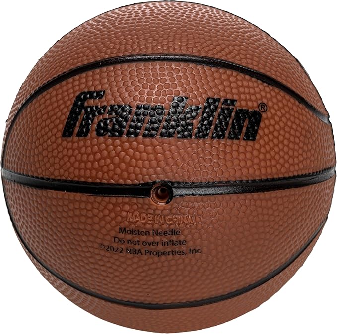 Franklin Sports NBA Team Over The Door Basketball Hoop - Kids Indoor Mini Basketball Hoop with Basketball - NBA Fan Shop Mini Hoop for Bedroom & Office