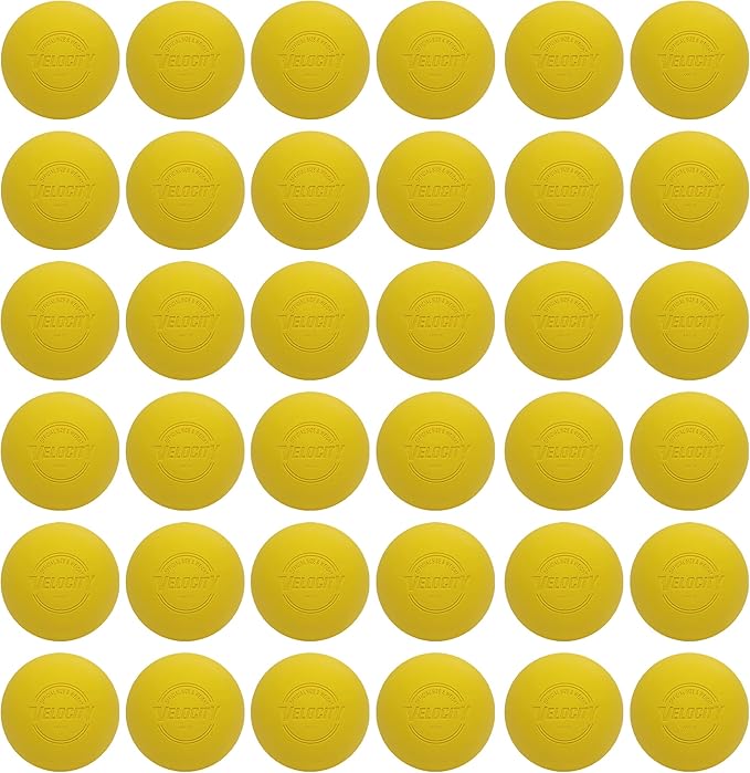 Velocity Lacrosse Balls - 1, 2, 3, 6, 12, 18, 24, 36, 60 and 120 Packs - for Practice, Official NFHS and College Approved Size