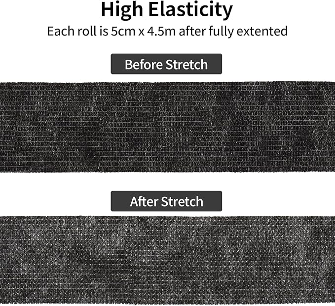 24 Pack Self Adherent Cohesive Wrap Bandages Non Woven Cohesive Bandage Elastic Self Adhesive Bandage Wrap Sports Athletic Tape First Aid Tape for Wrist Ankle Pet Vet Wrap Grip Cover 2 inch