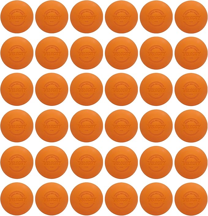 Velocity Lacrosse Balls - 1, 2, 3, 6, 12, 18, 24, 36, 60 and 120 Packs - for Practice, Official NFHS and College Approved Size
