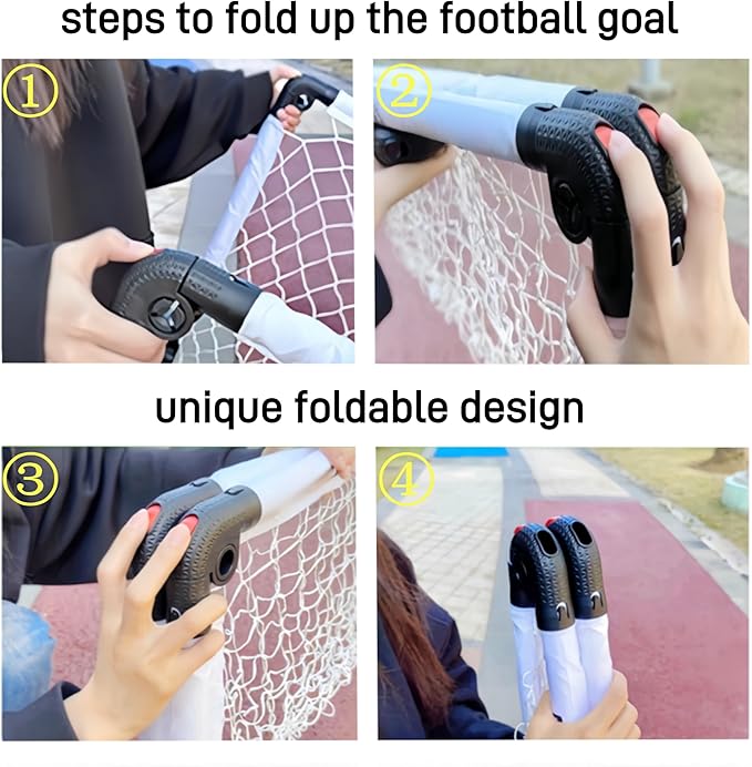Soccer Goal, Small Foldable Goal for Kids, Kids Goals for The Backyard/Indoor/Outdoor, Mini Soccer Goals for Toddler Gift