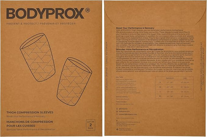 Thigh Compression Sleeve(1 Pair), Hamstring Compression Sleeve for Men and Women