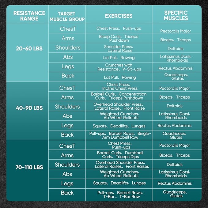 Twister Arm Trainer, Adjustable Spring Chest Expander and Forearm Strengthener, Triceps, Biceps, Shoulder, Back & Thigh Workout bar Equipment, Portable Upper Body Exerciser for Home Fitness