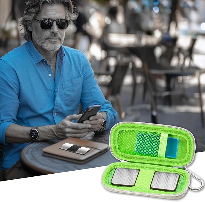 Heart Monitor Case Compatible with AliveCor Kardia Mobile ECG/for KardiaMobile 6L for Apple and Android Device - CASE ONLY (Green)