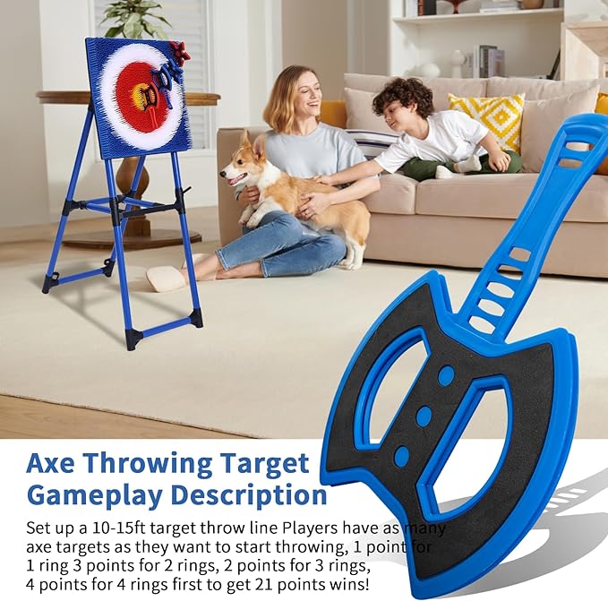 Throwing Axe Game Axe Throwing Target for Outdoor Play for All Family Members