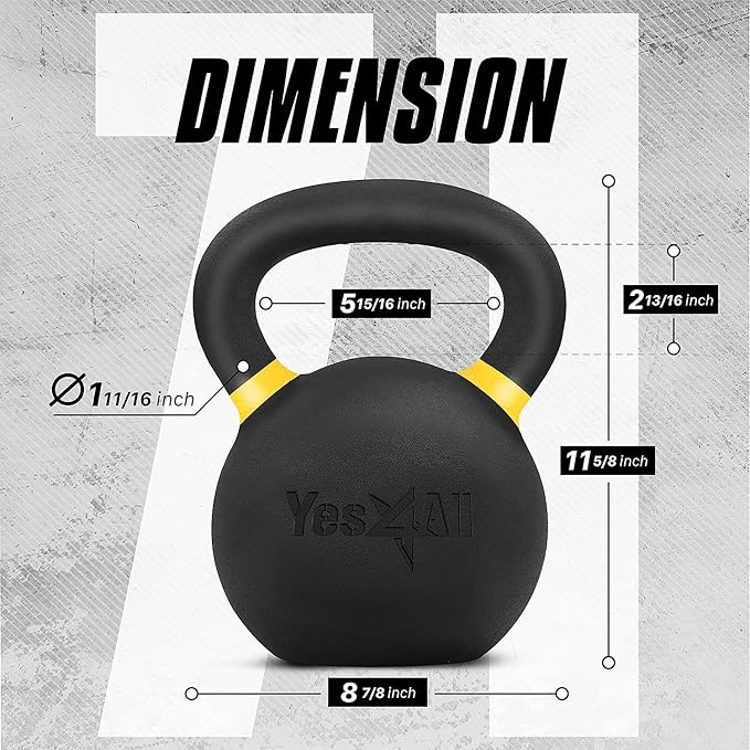 Yes4All Cast Iron Kettlebell