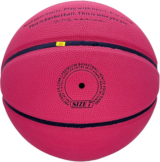 Custom Personalized Basketball – Official Size 7/6 | Leather Indoor/Outdoor Basketball Ball with Name | Idea Gifts