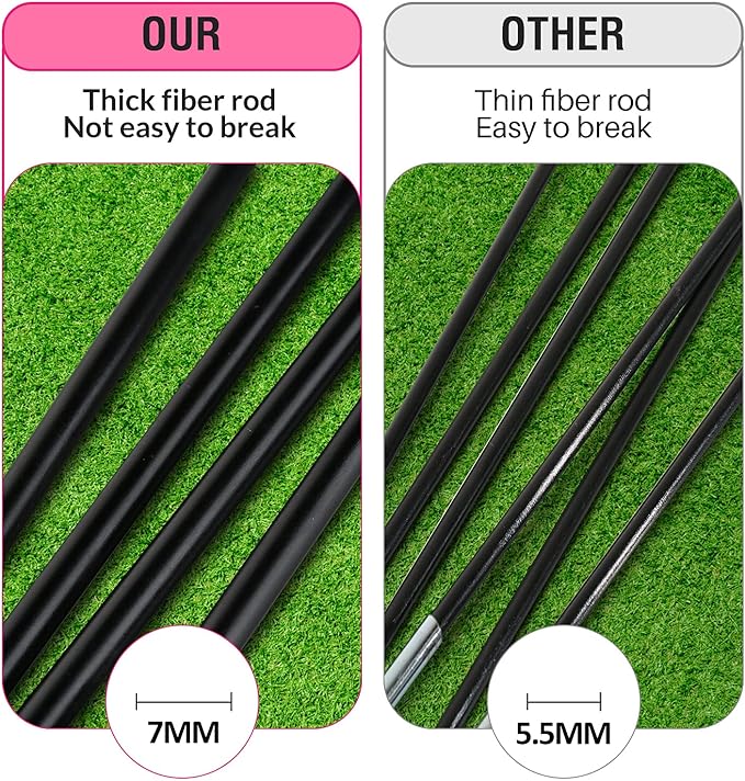 Soccer Goal with Carry Bag, 10/9MM Strengthen Pole, Arched Design, Kids Soccer Goals for Backyard Set 5x 3.1/3.6x2.7/2.9x2.4ft Portable Pop Up Soccer Nets for Toddler, Adults, Youth Games, Play, Gifts
